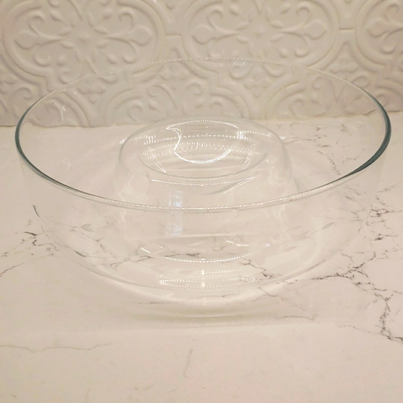 Heritage by Princess House Chip and Dip Bowl - Picture 1 of 3